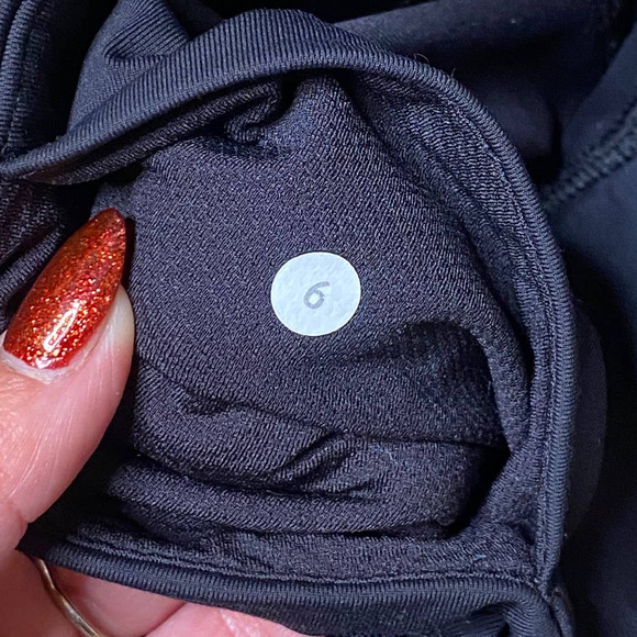 Lululemon Inspire Mesh Tight II Black 7/8 Leggings Size 6 - Picture 11 of 13